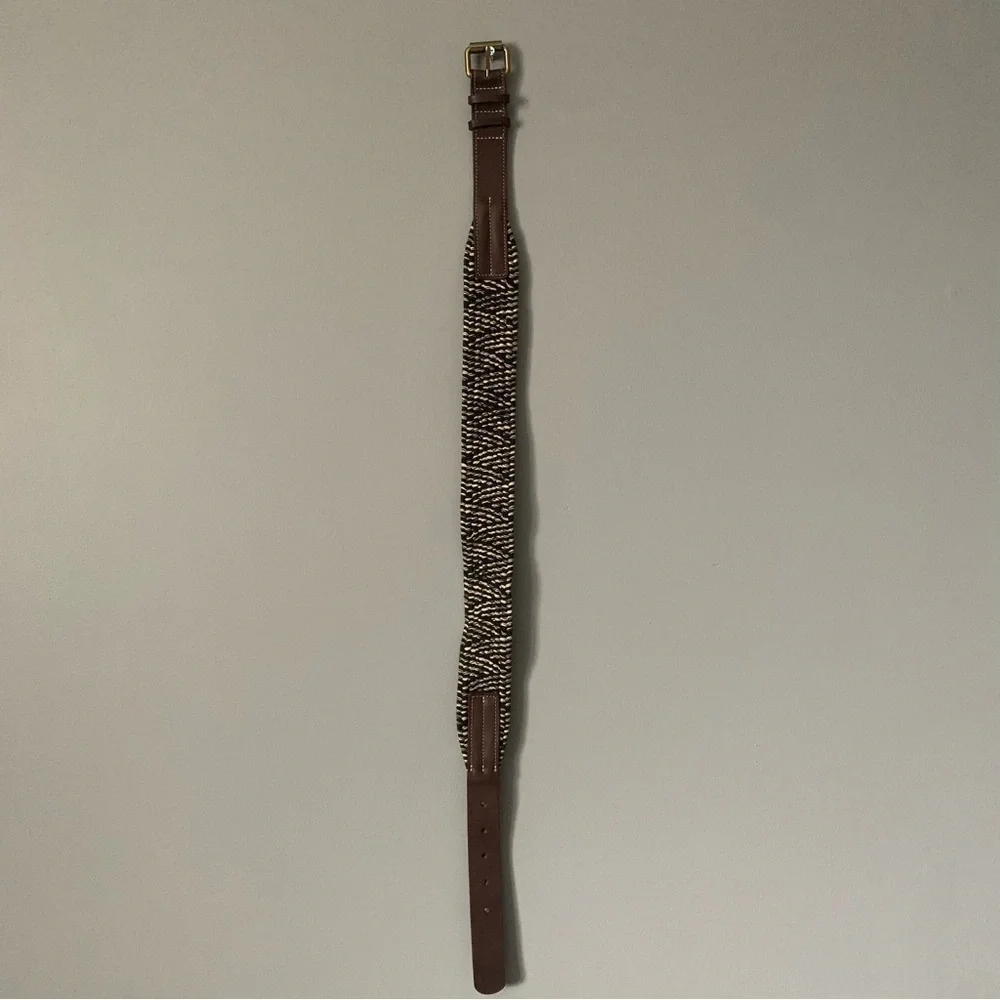 ❌FINAL PRICE❌J.CREW Women’s Brown and Black Woven Belt